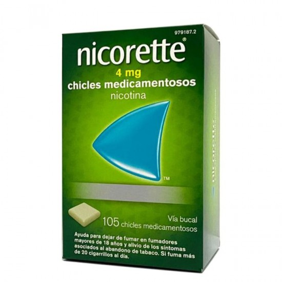 NICORETTE 4 MG 105 CHICLES