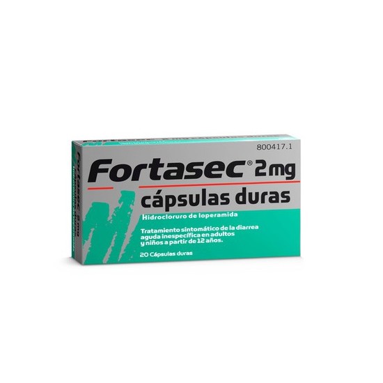 FORTASEC 2 MG 20 CAPSULAS